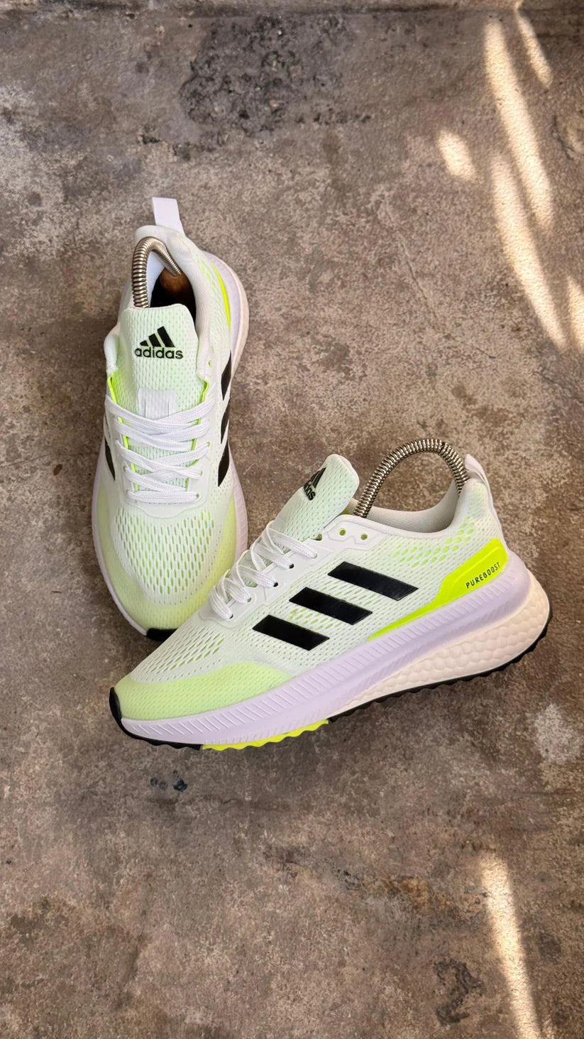 ADIDAS PUREBOOST 2025 BLANCO VERDE