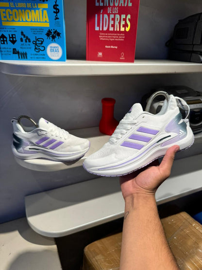 ADIDAS RUN BLANCO MORADO
