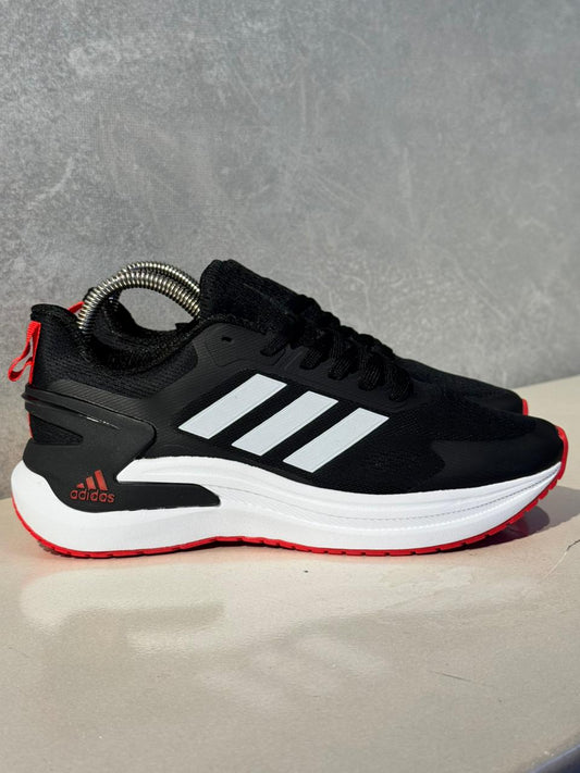 ADIDAS  RUN NEGRO ROJO