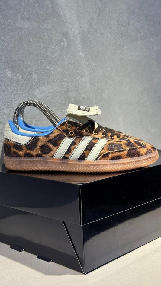 ADIDAS SAMBA LEOPARDO AZUL