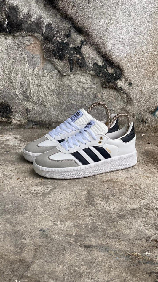 ADIDAS SAMBA PLATAFORMA BLANCO NEGRO