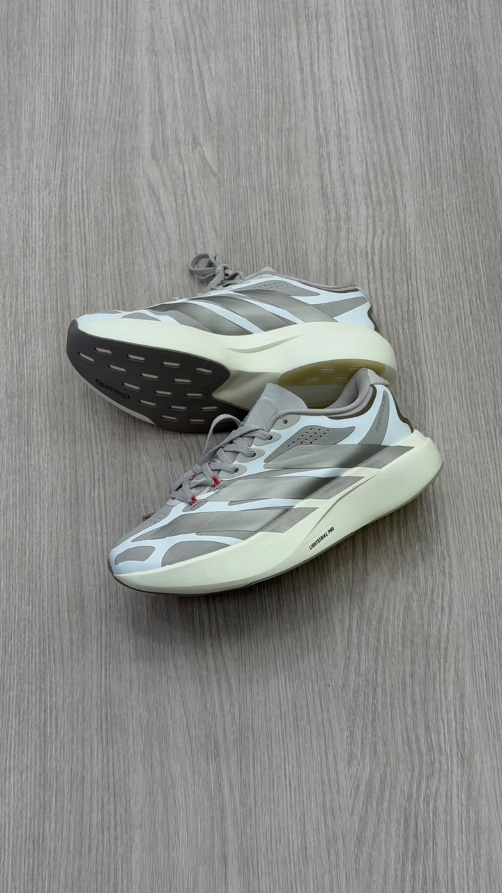 ADIDAS ADIZERO BLANCO BEIGE PLATA