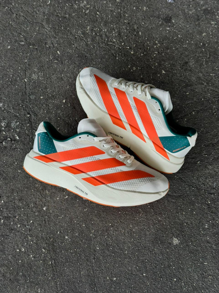 ADIDAS ADIZERO BLANCO NARANJA VERDE