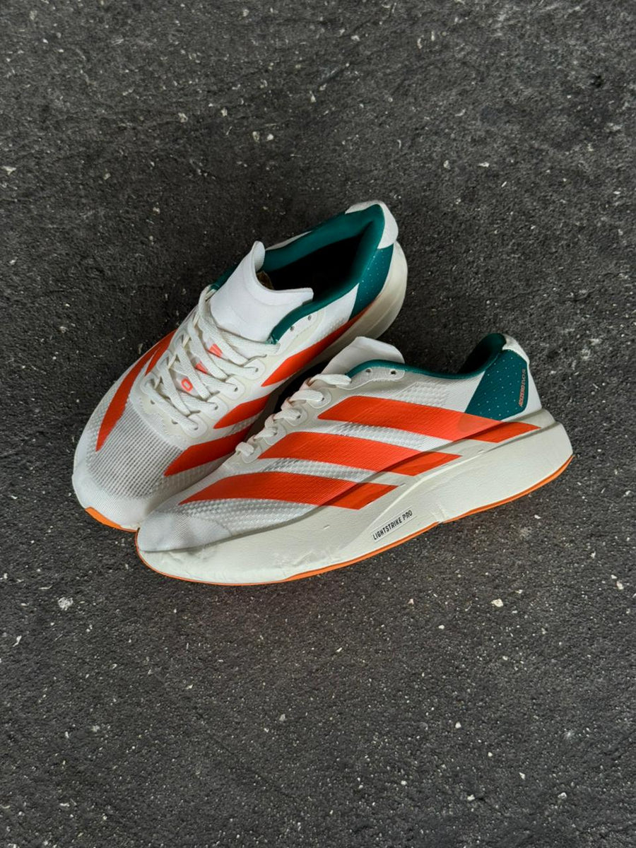 ADIDAS ADIZERO BLANCO NARANJA VERDE