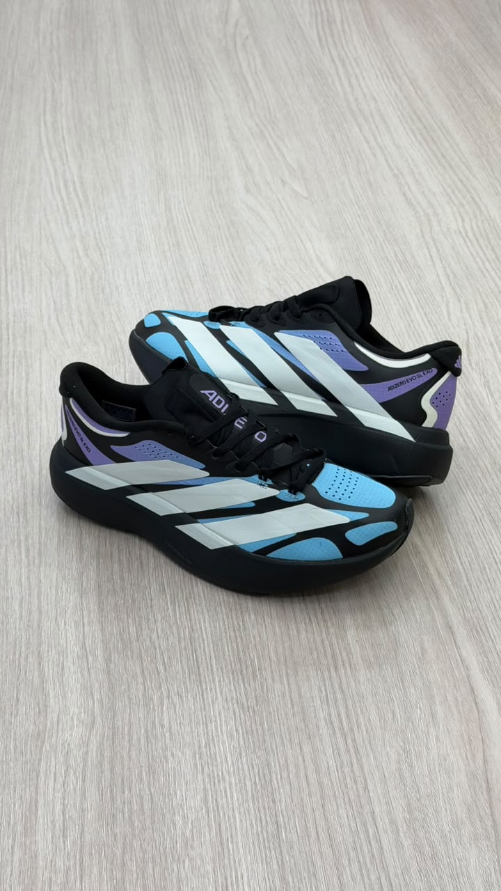 ADIDAS ADIZERO NEGRO MORADO AZUL