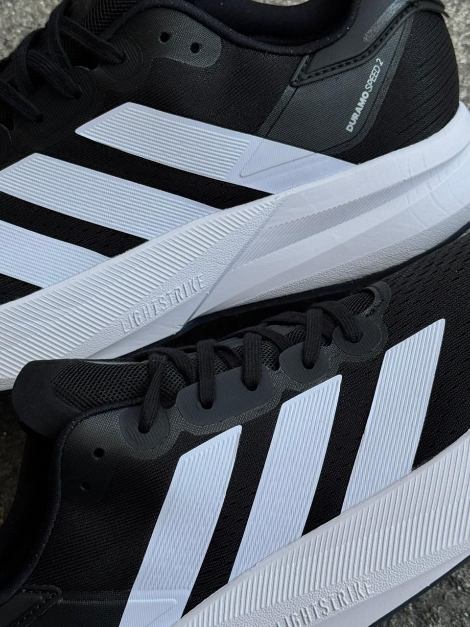 ADIDAS DURAMO SPEED 2 NEGRO BLANCO