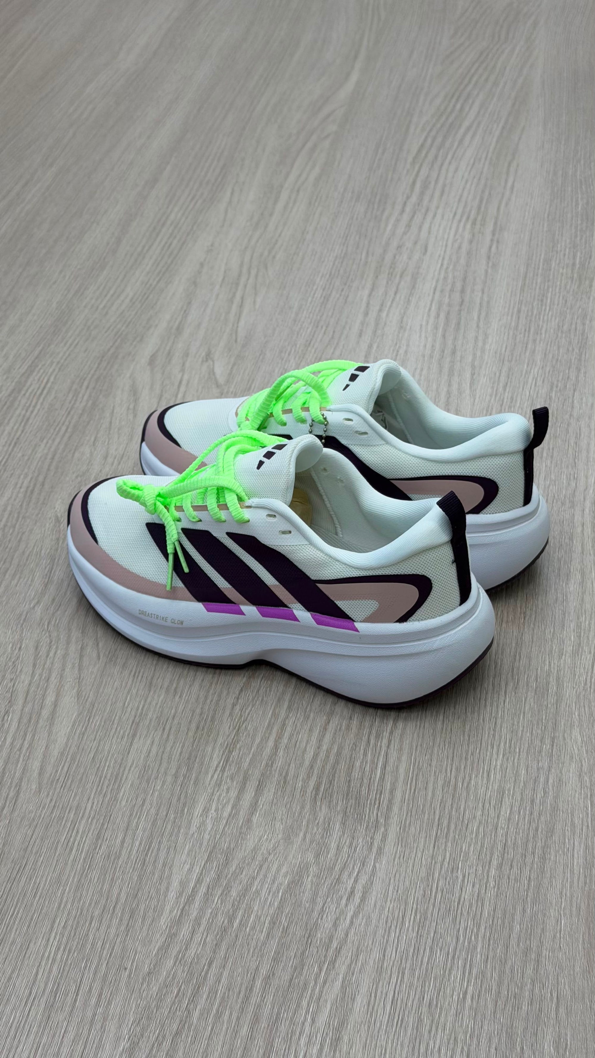 ADIDAS GLIDE GLOW BLANCO MORADO VERDE