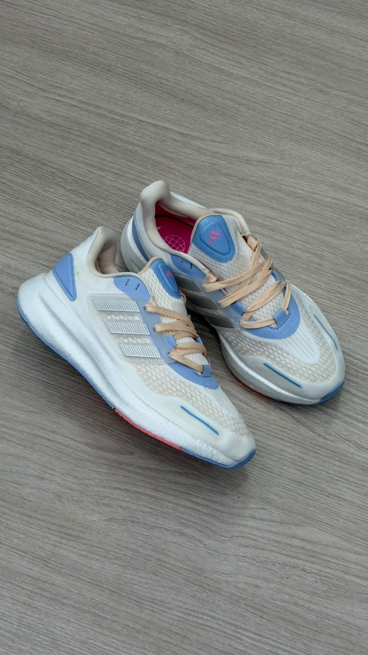 ADIDAS PUREBOOST BEIGE AZUL
