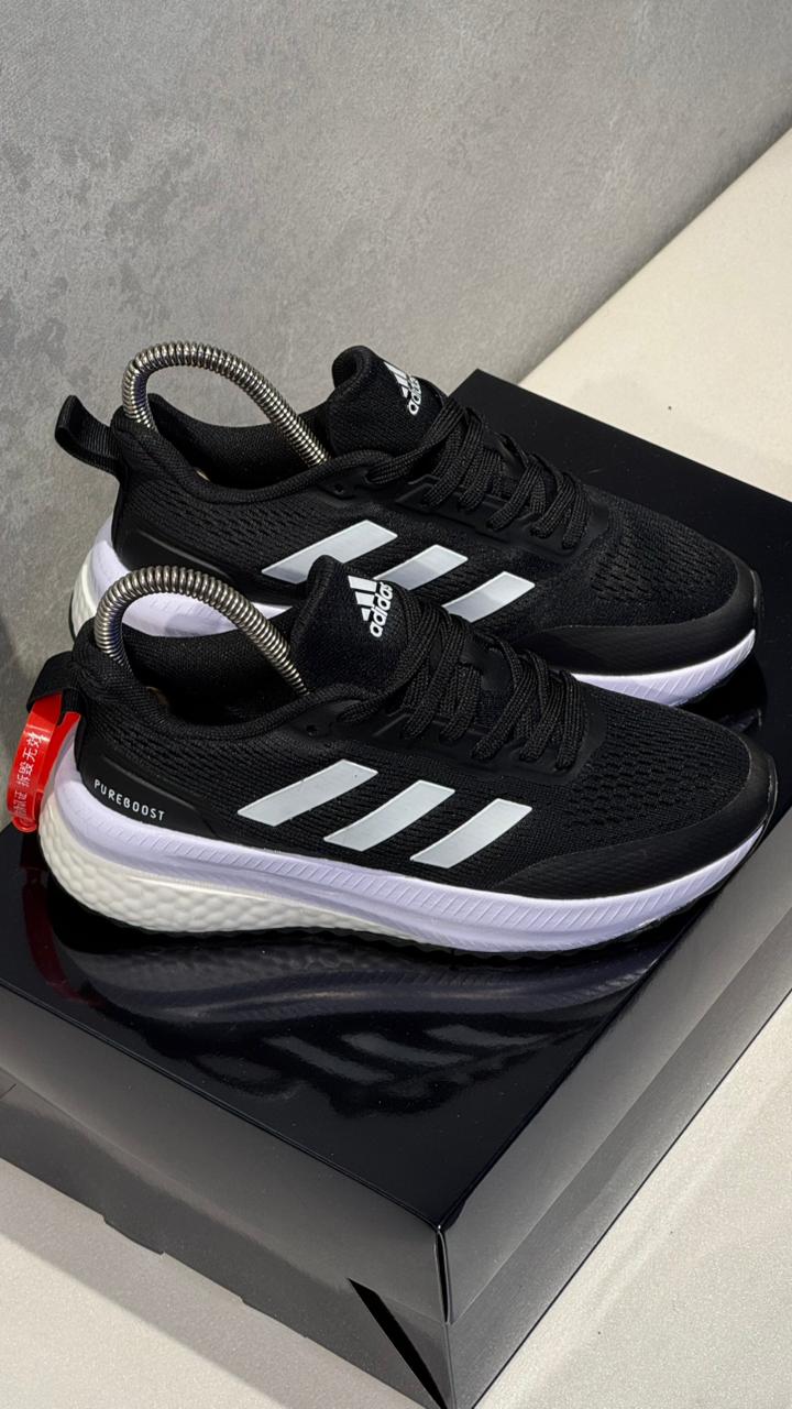 ADIDAS PUREBOOST NEGRO BLANCO PROMO