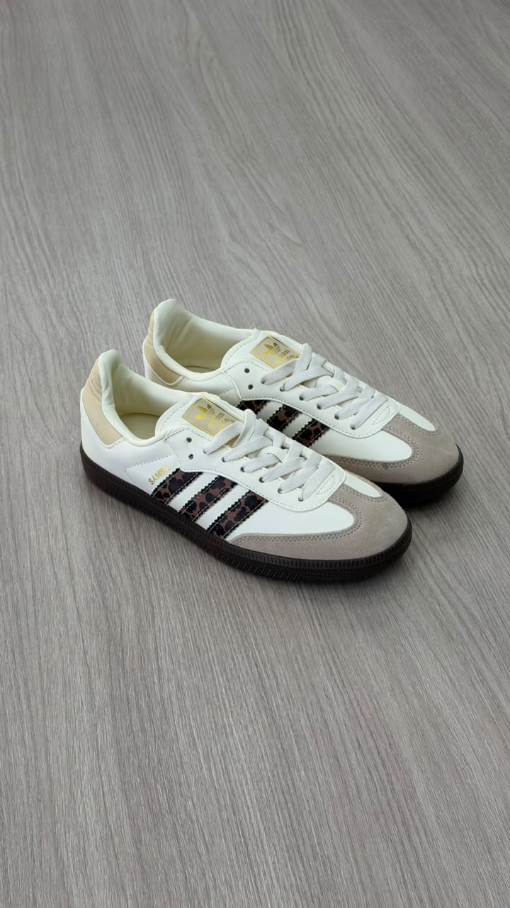ADIDAS SAMBA CLASICO BLANCO LEOPARDIN