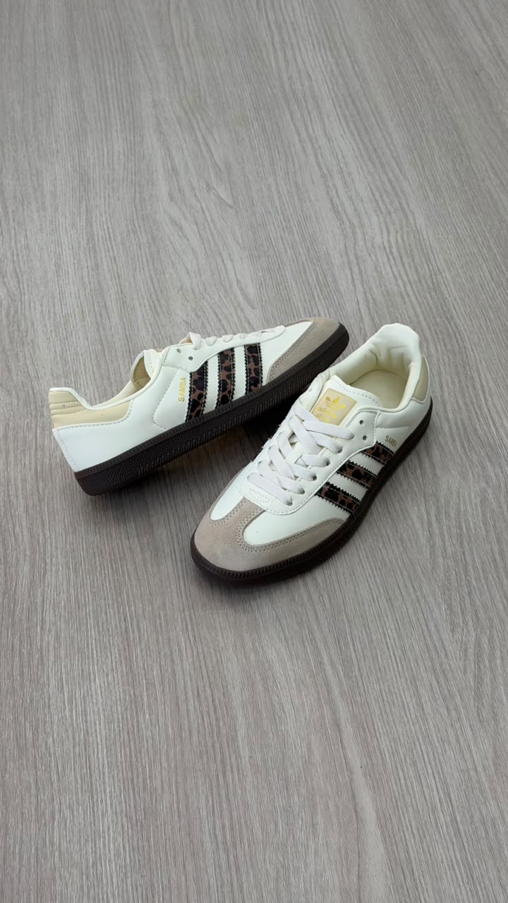 ADIDAS SAMBA CLASICO BLANCO LEOPARDIN