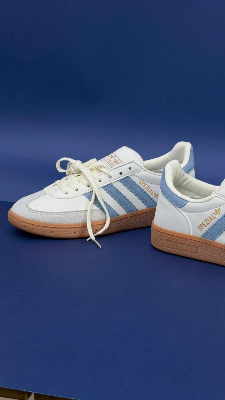 ADIDAS SPEZIAL BLANCO AZUL CELESTE