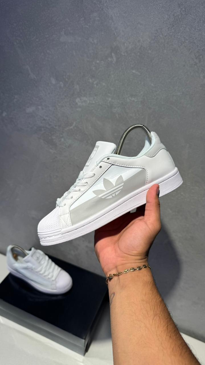 ADIDAS SUPER STAR BLANCO GRIS
