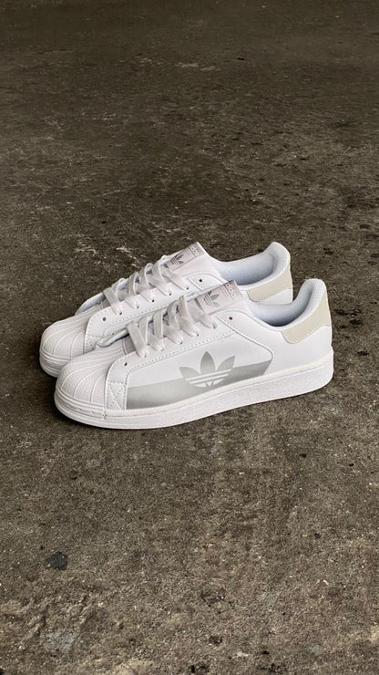 ADIDAS SUPER STAR BLANCO GRIS