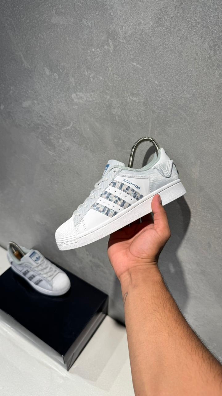 ADIDAS SUPER STAR BLANCO VERDE CAMUFLADO