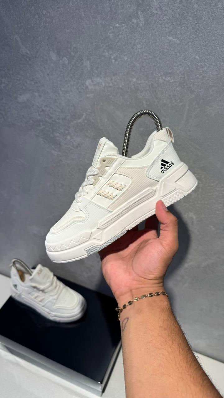 ADIDAS TRENZAS BLANCO BEIGE