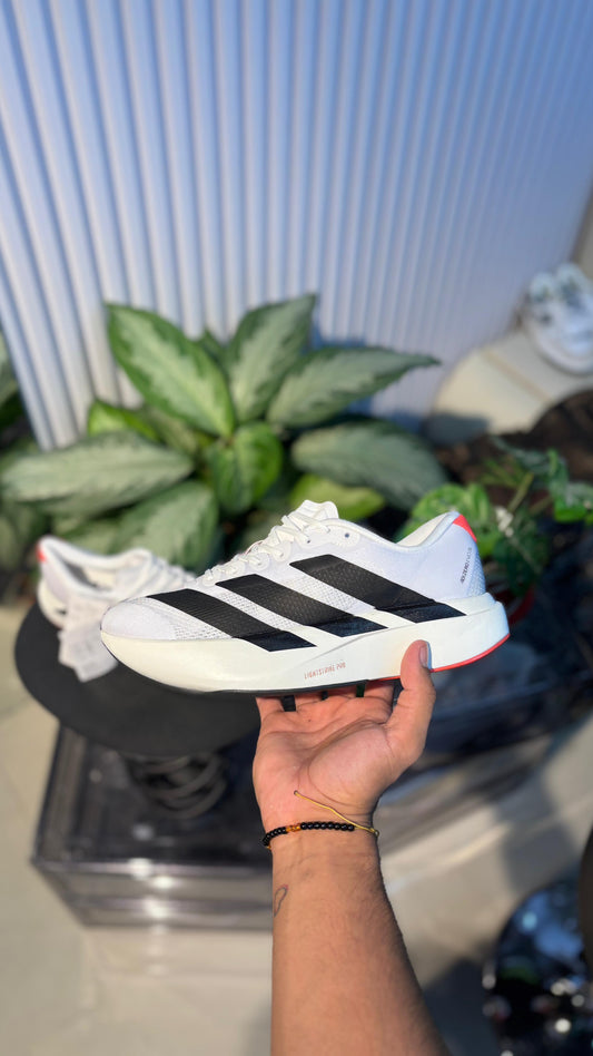ADIZERO BLANCO NEGRO ROJO