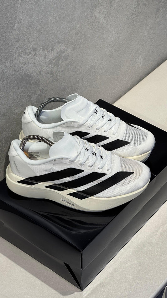 ADIDAS ADIZERO BLANCO BEIGE NEGRO