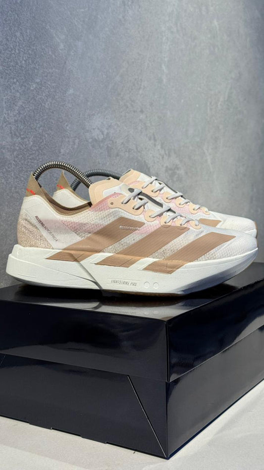 ADIDAS ADIZERO BLANCO BEIGE