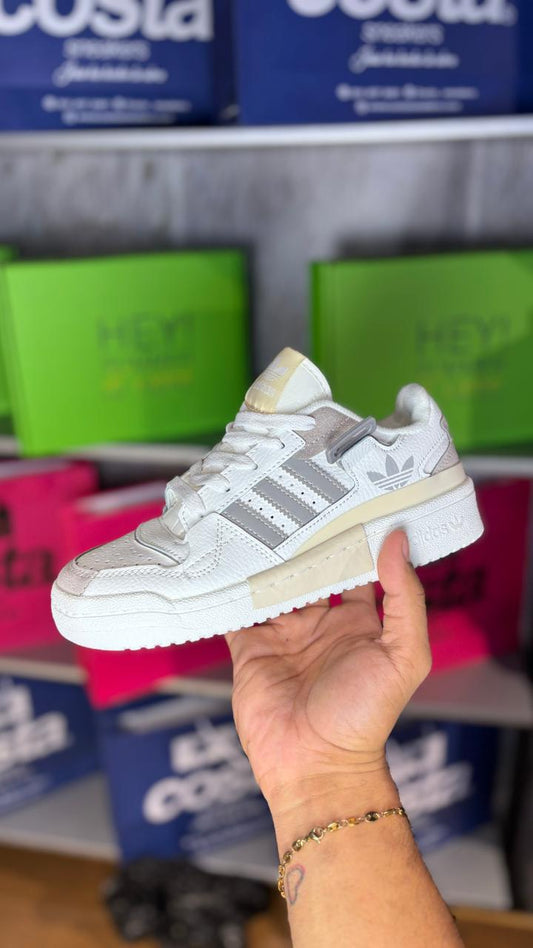ADIDAS FORUM BLANCO GRIS