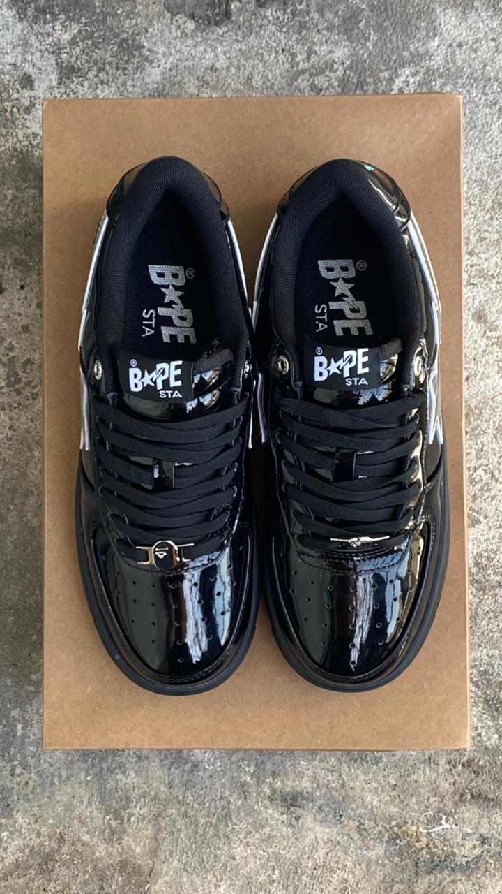 AF1 BAPE NEGRO PLATA