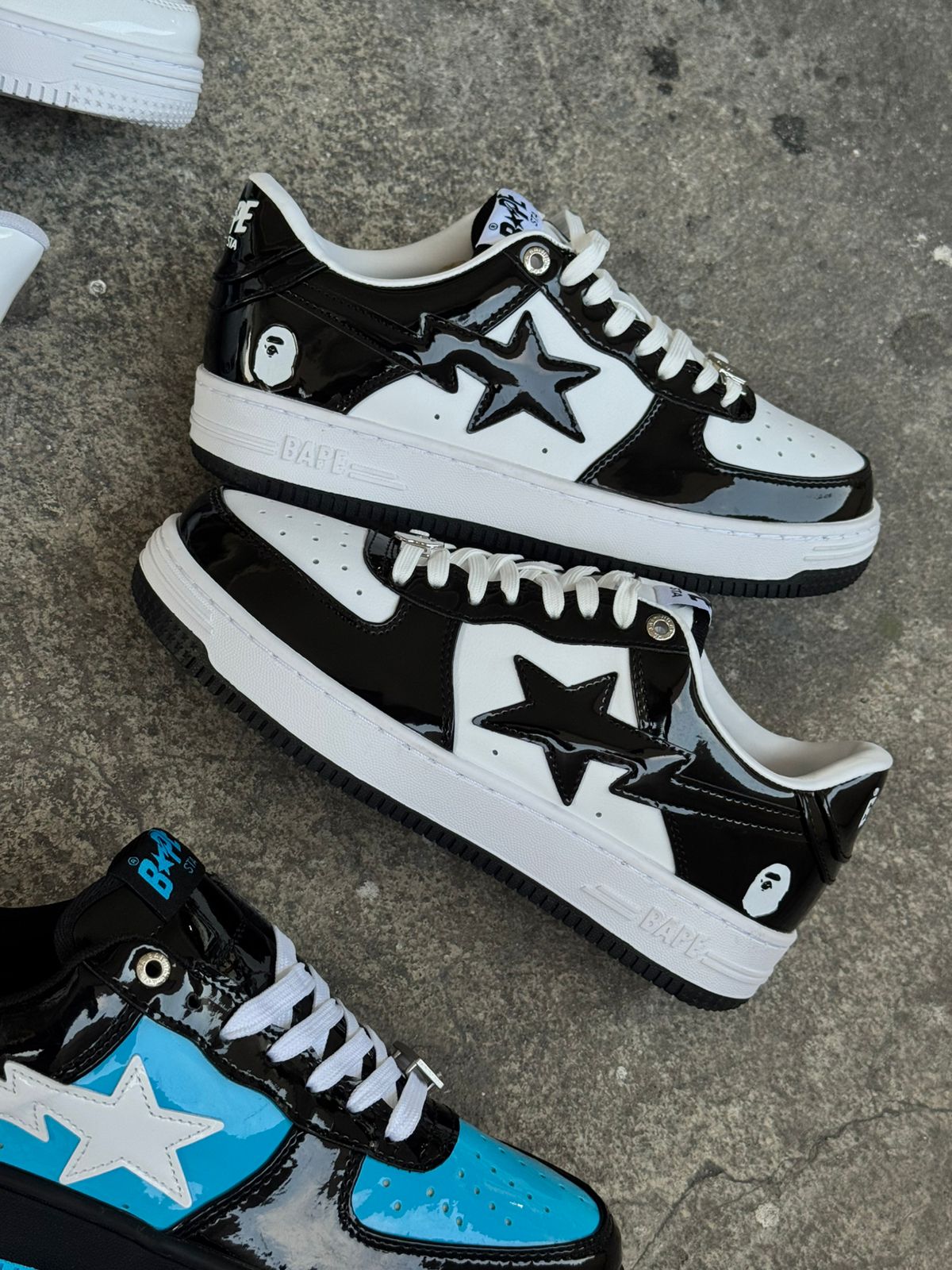 AF1 BAPE NEGRO BLANCO
