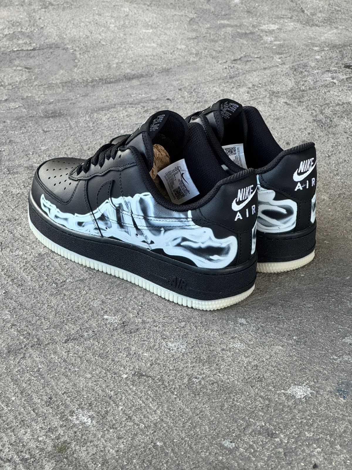 AF1 ESQUELETO NEGRO