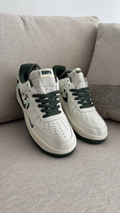 AF1 BAPE BLANCO VERDE