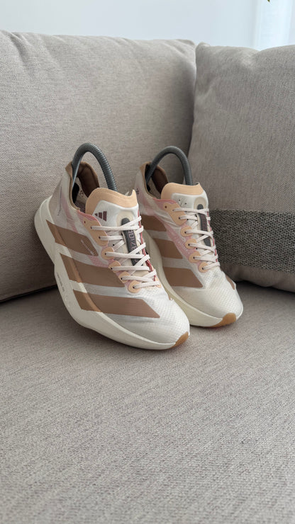 ADIDAS ADIZERO BLANCO BEIGE