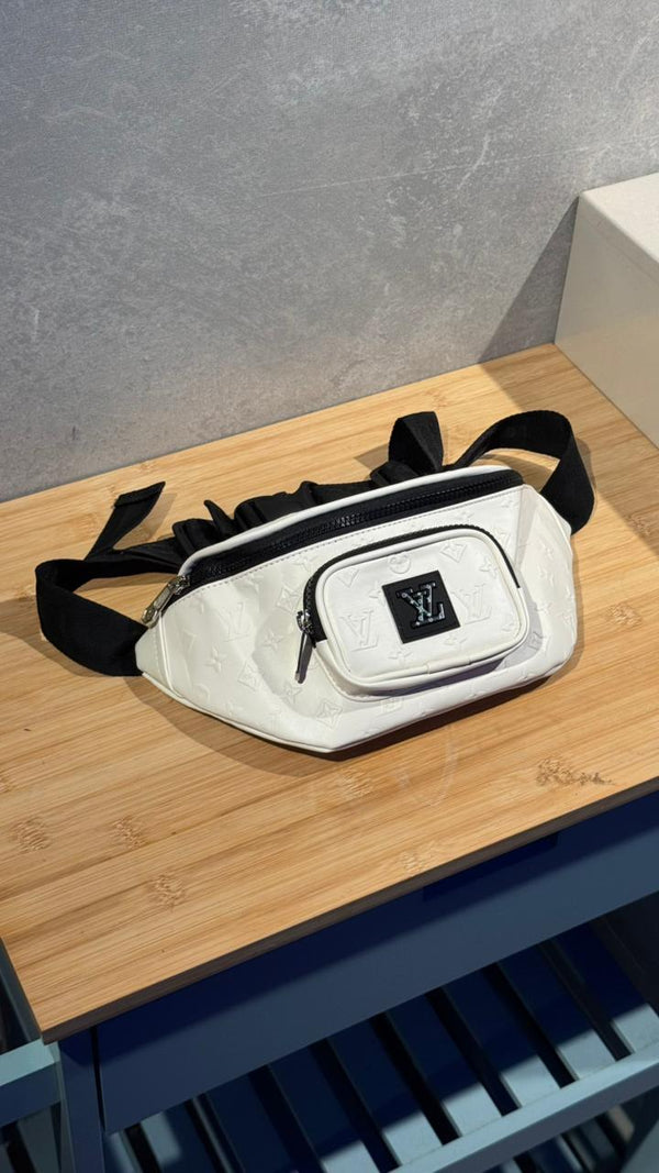 BOLSO CANGURO LOUIS VUITTON  BLANCO NEGRO