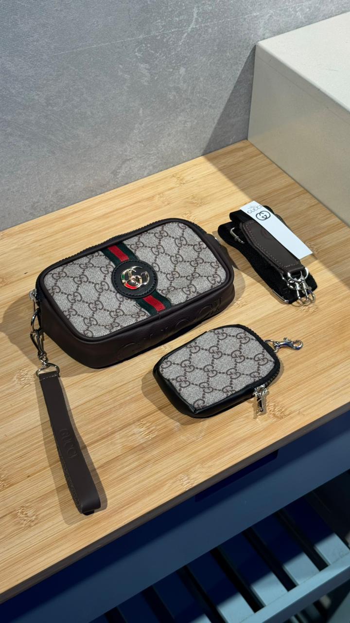 BOLSO CARRIEL MONEDERO GUCCI GG