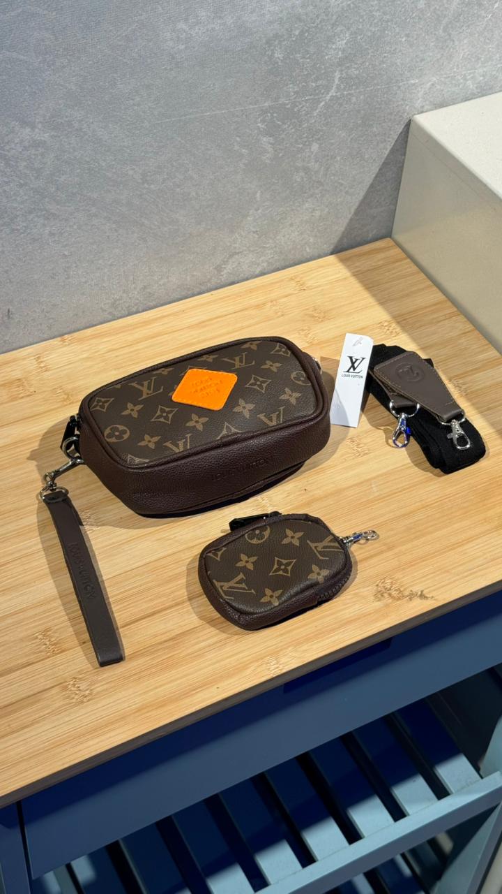 BOLSO CARRIEL MONEDERO LOUIS VUITTON CAFE NARANJA