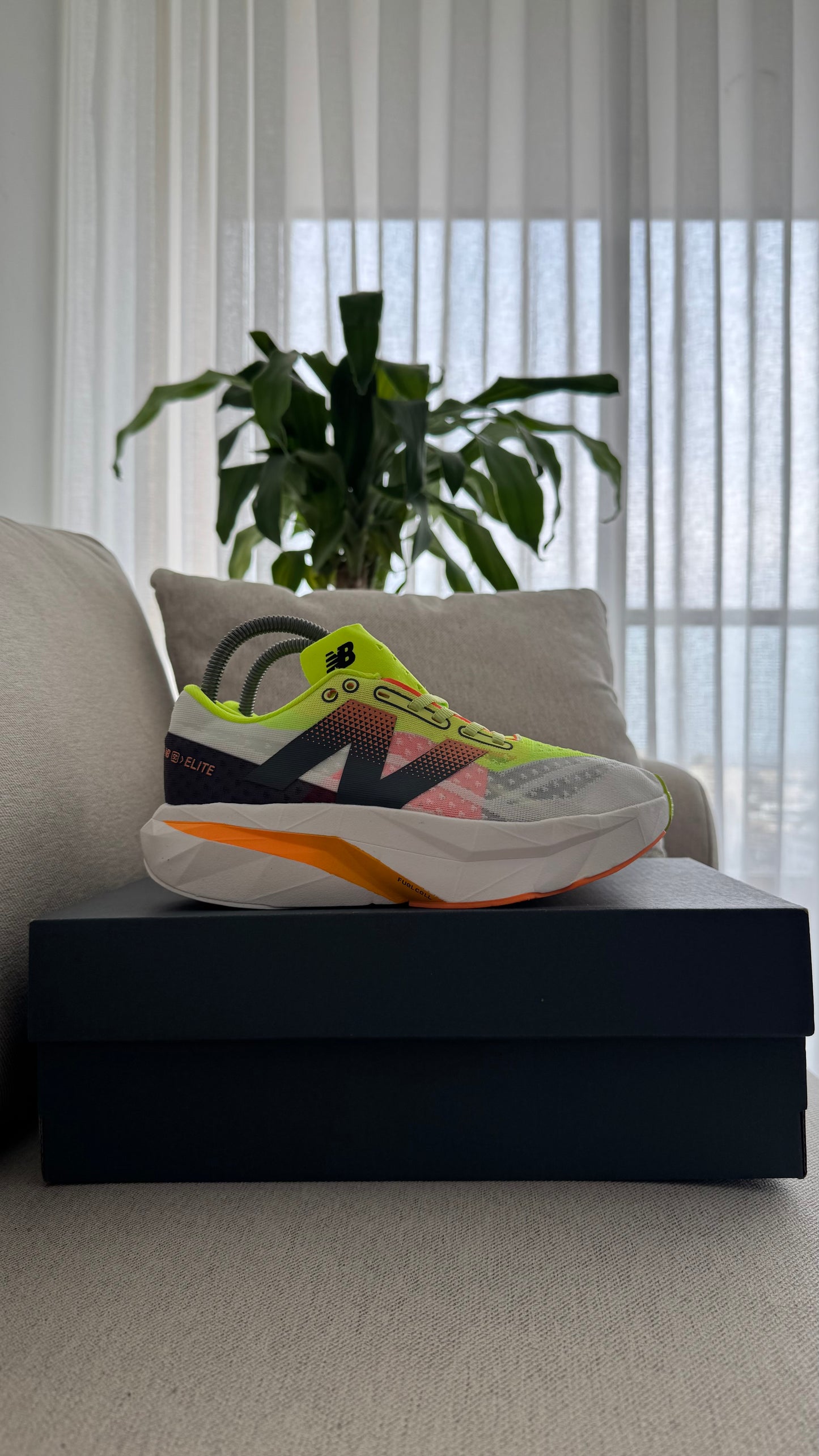 NEW BALANCE ELITE BLANCO VERDE