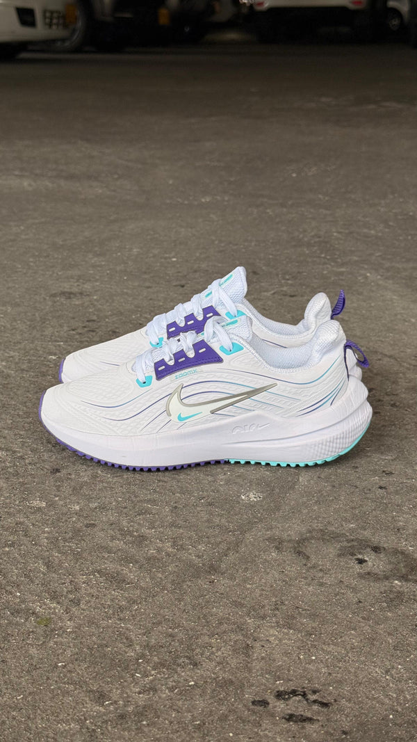 NIKE DOBLE CHULO BLANCO MORADO