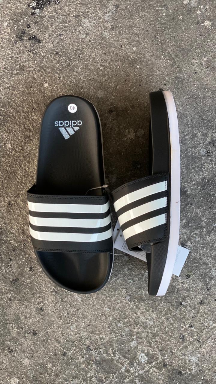 CHANCLAS ADIDAS 1.1 BLANCO NEGRO