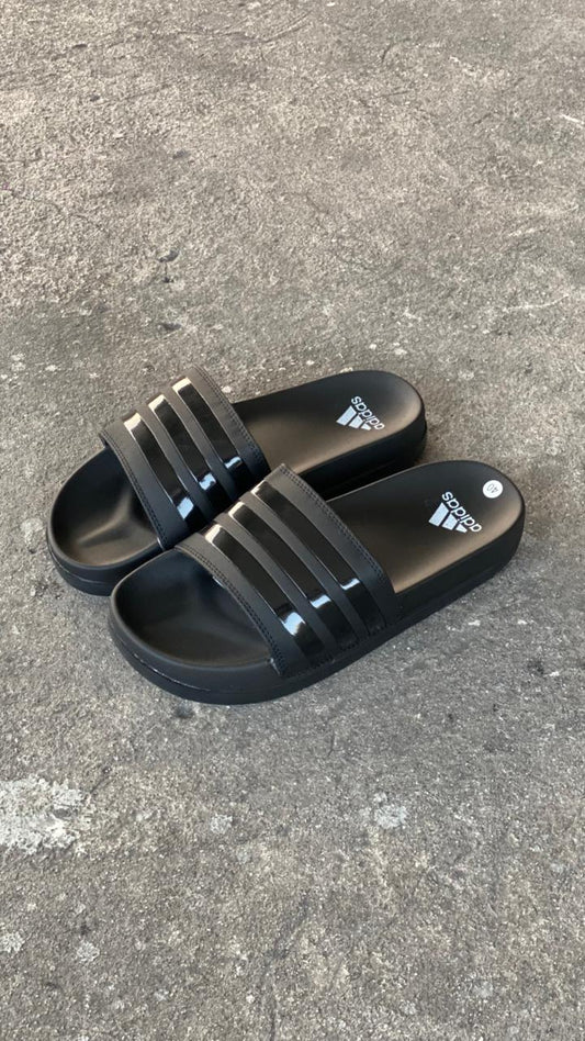CHANCLAS ADIDAS 1.1 GRIS NEGRO
