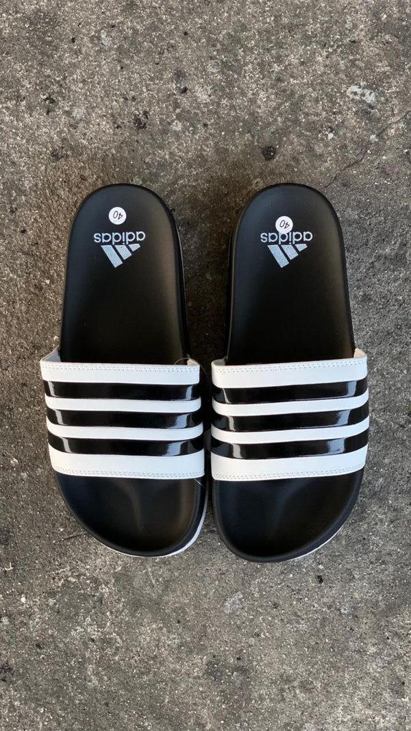 CHANCLAS ADIDAS 1.1 NEGRO BLANCO