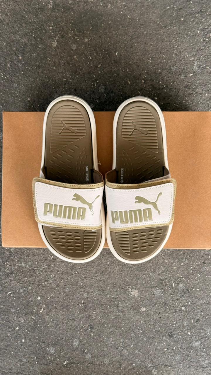 CHANCLAS PUMA CLASICA BLANCO CREMA