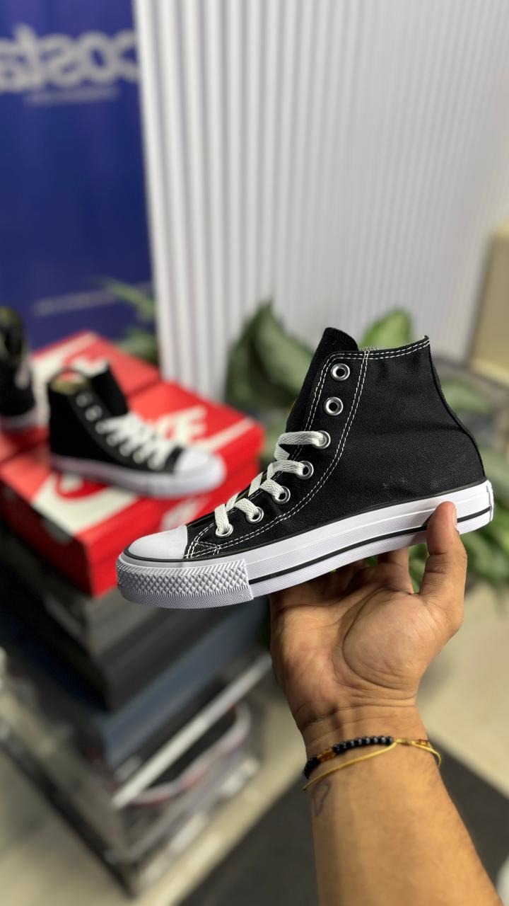 CONVERSE  PLATAFORMA NEGRO