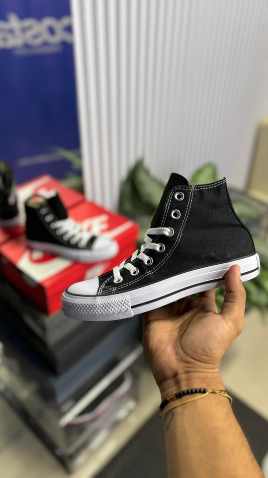 CONVERSE  PLATAFORMA NEGRO