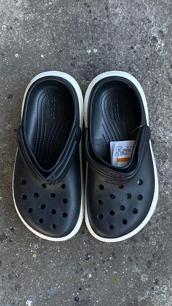 CROCS NEGRO BLANCO