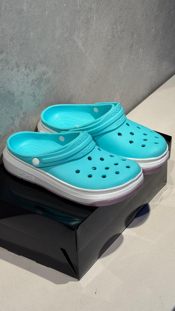 CROCS AZUL AGUA MARINA MORADO