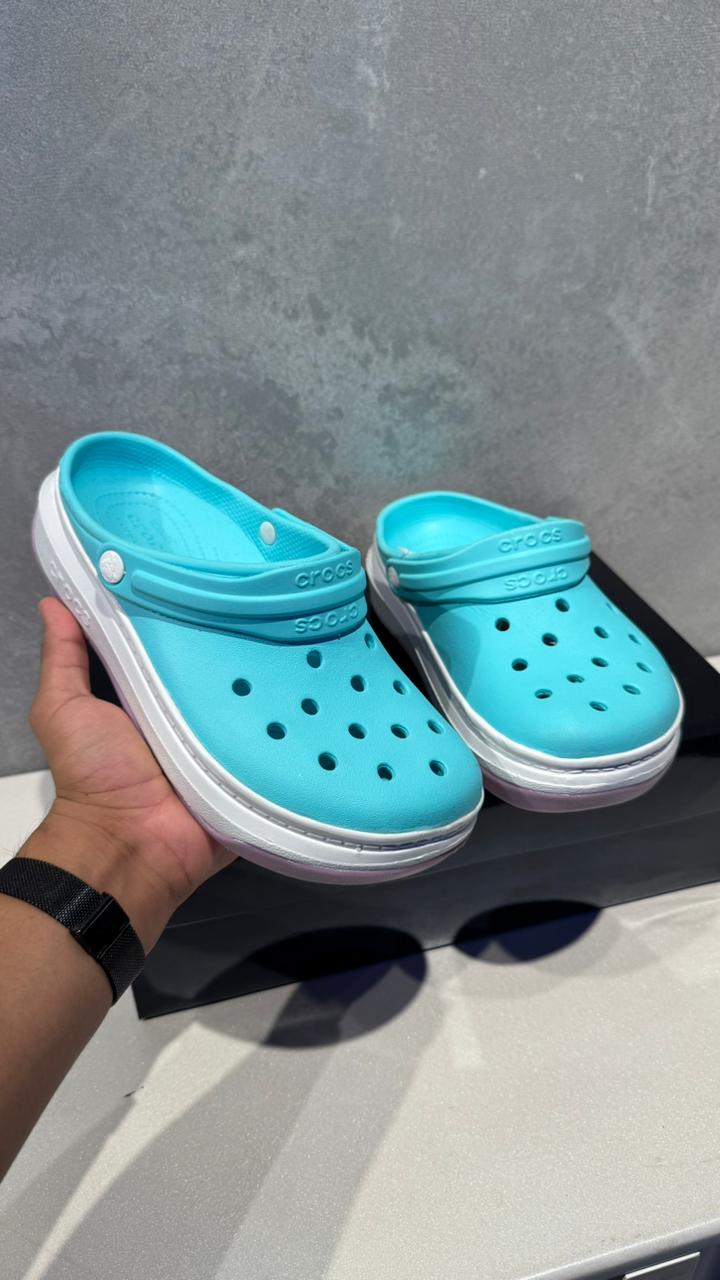 CROCS AZUL AGUA MARINA MORADO