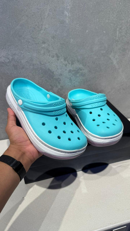 CROCS AZUL AGUA MARINA MORADO
