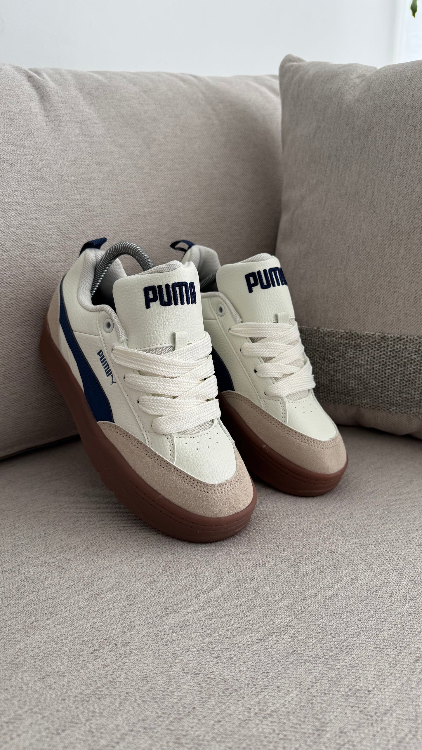 PUMA PARK BEIGE AZUL