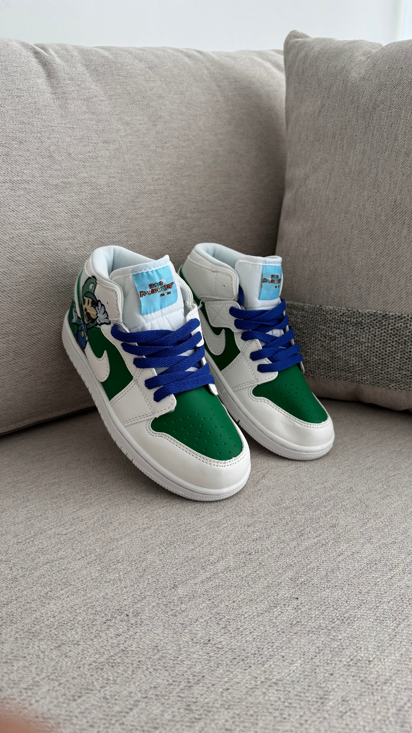 JORDAN RETRO 1 LUIGI VERDE NIÑOS