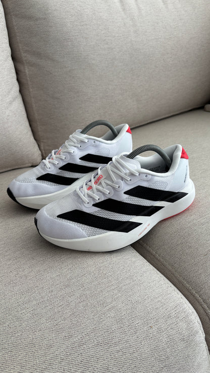 ADIZERO BLANCO NEGRO ROJO