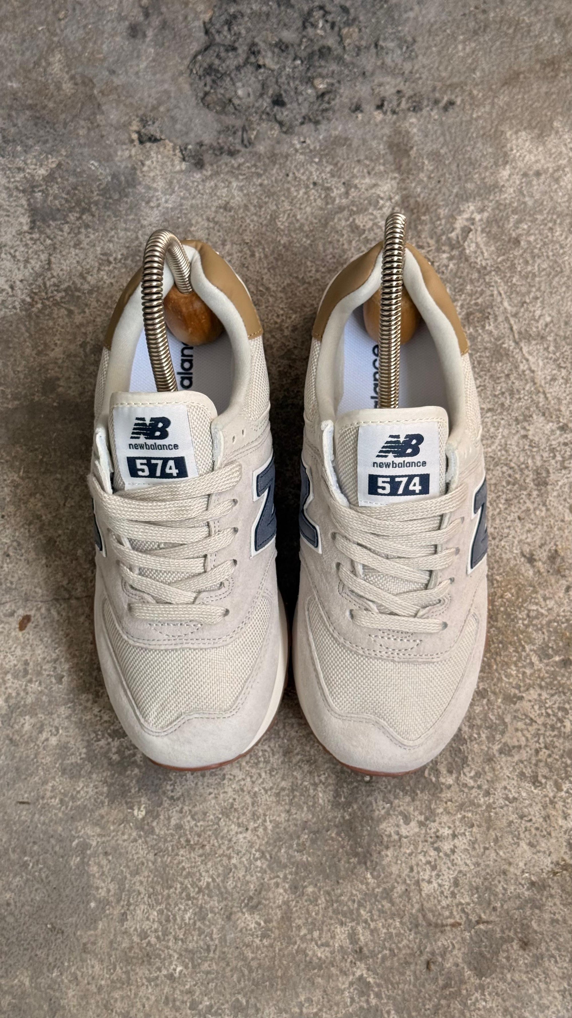 NEW BALANCE 574 GRIS AZUL TURQUIS