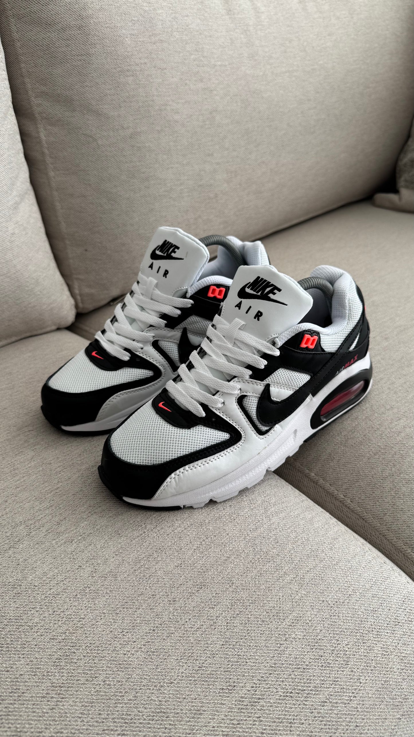 AIR MAX BLANCO NEGRO ROJO