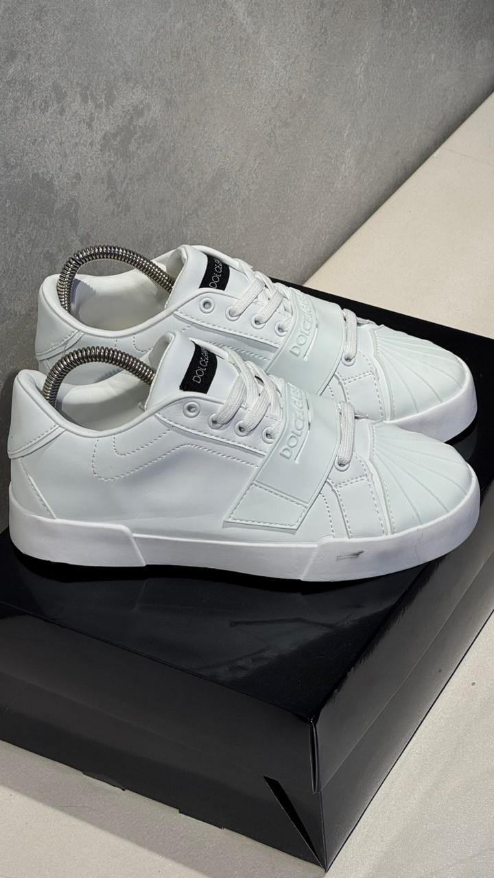 DOLCE GABBANA VELCRO BLANCO